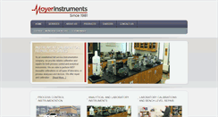 Desktop Screenshot of moyerinstruments.com